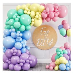 Bubble Trouble ALL-IN-1 Pastel Balloon Arch Kit & Pastel Rainbow Balloon Arch - Small and Large Pastel Balloons for Pastel Birthday DecorationsUnicorn, Spring, Macaron, Easter, Donut & Ice Cream Party Balloons-image-16