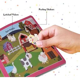 pegasus Hook n Loop Fun Activity Box | Velcro Books | Montessori Activity | Busy Book | Explore Animals & Birds through Interactive Play image 5
