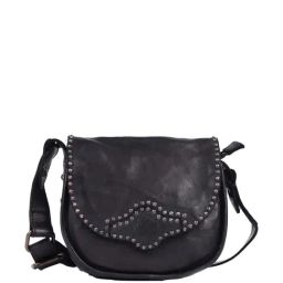 KOMPANERO Alaska Black Embellished Medium Sling Handbag-image-14