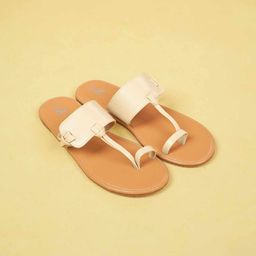 THE MADRAS TRUNK Women One Toe Flats with Bows-image-72