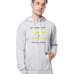 Campus Sutra Grey Hooded Sweatshirt-picture-48
