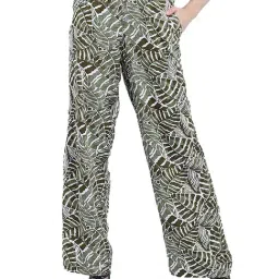 Aditi Wasan Green Regular Fit Elasticated Palazzos-image-86