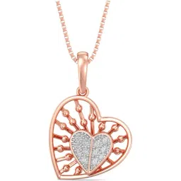 Joyalukkas 18k Rose Gold & Diamond Pendant with Chain for Women-picture-43