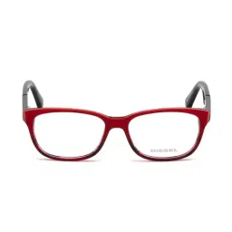 Diesel Red Rectangular Unisex Eye Frames-picture-8