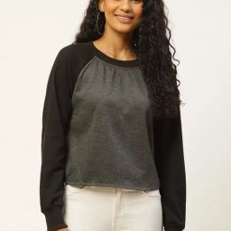 Belle Fille Grey Full Sleeves Sweatshirt-image-11