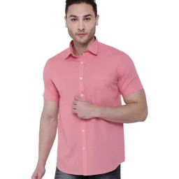 Southbay Pastel Pink Regular Fit Shirt-image-19