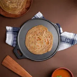 The Indus Valley Grey Cast Iron Dosa Tawa - Set of 1-image-28