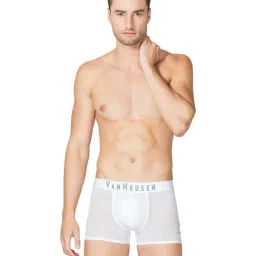 Van Heusen Swift Dry Breathable Solid AIR Series Active Trunks - White-13