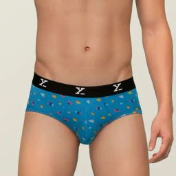 XYXX Sky Blue Printed Briefs-image-16