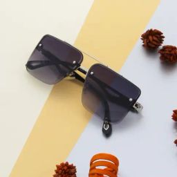 Ted Smith HILTON_C2 Blue Gradient Square Sunglasses-image-29