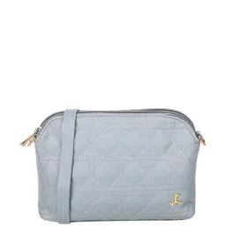 Mochi Blue Textured Medium Sling Handbag-30