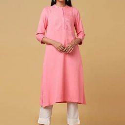 Marigold Lane Pink A Line Kurta-image-43