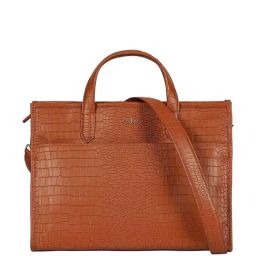Eske Tan Animal Effect Medium Tote Handbag-image-25