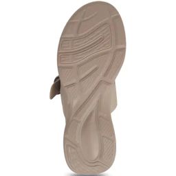 Mochi Women's Beige Slide Sandals image 5