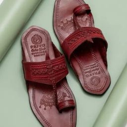 Privo by Inc.5 Men's Red Kolhapuri Sandals-picture-23