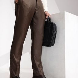 encore by INVICTUS Men Formal Trousers-image-79