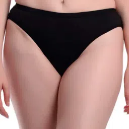 AROUSY Black Cotton Bikini Panty-image-55