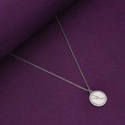Kai Jewel Sterling Silver Minimalistic Taurus Single Zodiac Chain Necklace-image-98