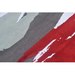 Presto Red & Grey Polyester Carpet image 3