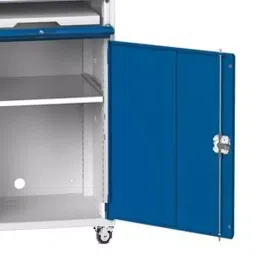 SUWAS TROLLEY STORE 200 Kg Load Capacity Mild Steel/Iron Computer Trolley with 3 Shelf, SU-COMPT-005-2 image 3