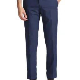 Tommy Hilfiger Blue Straight Fit Trousers-picture-20