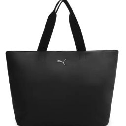 Puma Black Solid Tote Handbag-image-26