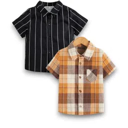 LUVITUS Boys Pack Of 2 Polycotton Casual Shirt-picture-40