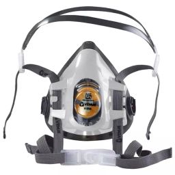 Venus V-900 ISI Certified Half Face Mask Respirator in Grey Color, 25274 (Each of 1 Pcs)-1