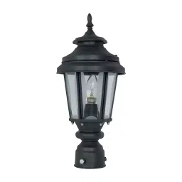 Fos Lighting Crinkle Black Small Exterior Gate Light - 686-GL1-picture-11