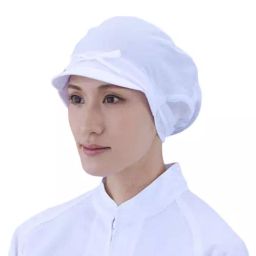 AS ONE Sanitary Hat Polyester, Cotton White, SS-5-picture-46