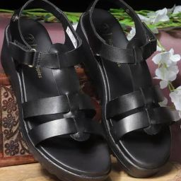 Hush Puppies by Bata Women's SCARLET Black Ankle Strap Wedges-picture-23