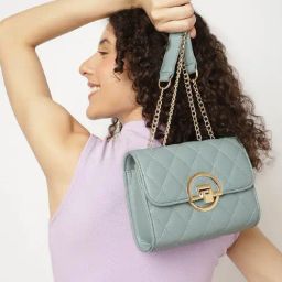 Fastrack Mint Textured Small Sling Handbag-99