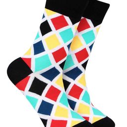Bonjour Men Patterned Calf Length Socks-35