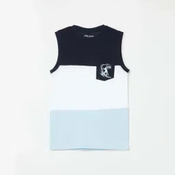 Fame Forever by Lifestyle Kids Multicolor Cotton Color Block T-Shirt-picture-47