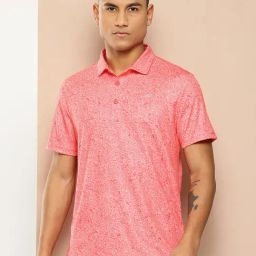 Alcis Red Abstract Regular Fit Abstract T-Shirt-image-9