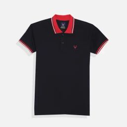 Allen Solly Kids Black Regular Fit Polo T-Shirt-image-91