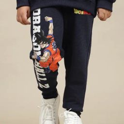 Kidsville Boys Navy Blue Cotton Blend Printed Joggers-image-87