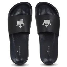 Louis Philippe Men's Black Slides-25
