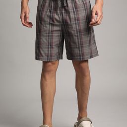 BStories Men Checked Lounge Shorts-image-48