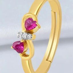 Zavya Infinity Gold Plated 925 Sterling Silver Ring-image-19