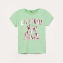 Fame Forever By Lifestyle Green Cotton Regular Fit Printed T-Shirt-image-91