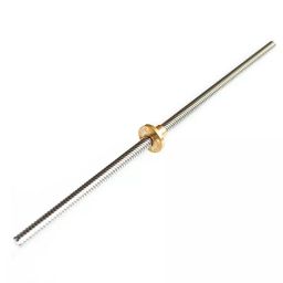 Invento 300mm (0.3 mtr) Trapezoidal Lead Screw Single Start Threaded Rod T12 12mm Pitch 2mm Lead 12 TR12 with Brass nut for 3D Printer CNC Robotics ISC 1890-3-picture-6