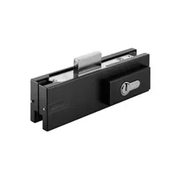 Ozone Black Matt Finish Corner Patch Lock with Strike Plate OPL-1 STD BM-21