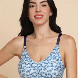 Dressberry Lightly Padded Cotton Seamless Printed Bra-31