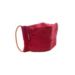 Elegant Large Cotton Pink Elastic Tie-Up Face Mask ELASTIC-MASK-PNK-L (Pack of 3)-11