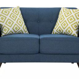 Urban Living Blue Truro 2 Seater Sofa-image-73