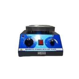 NS 2 L Capacity Heavy Metal Body Magnetic Stirrer with Hot Plate in Blue Color-46