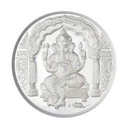Sri Jagdamba Pearls Ganesh 999 Silver 20gm Silver Coin-image-66