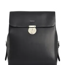 Tohl RP 1 Mott Black Solid Leather Backpack-41