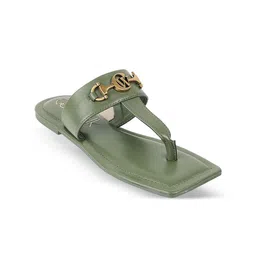 Catwalk Women Square Toe T-Strap Flats-5